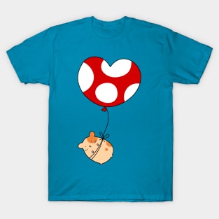 Heart Balloon Hamster T-Shirt